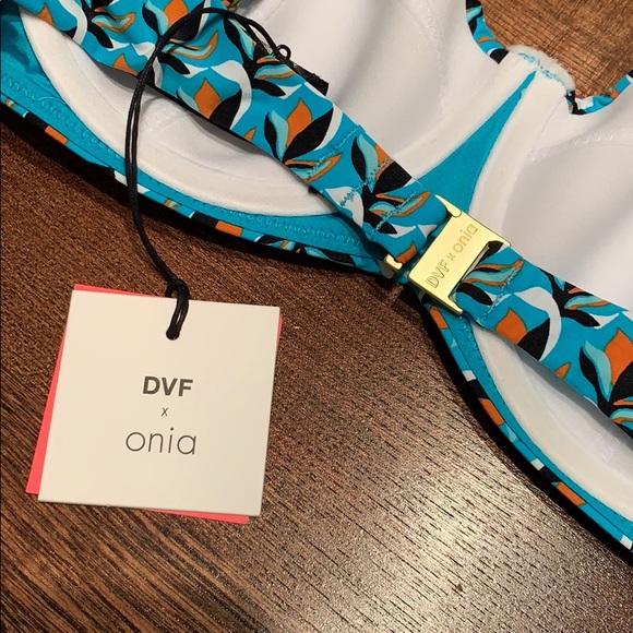 NWT ONIA x DVF Mila Bikini Top - Picture 7 of 10